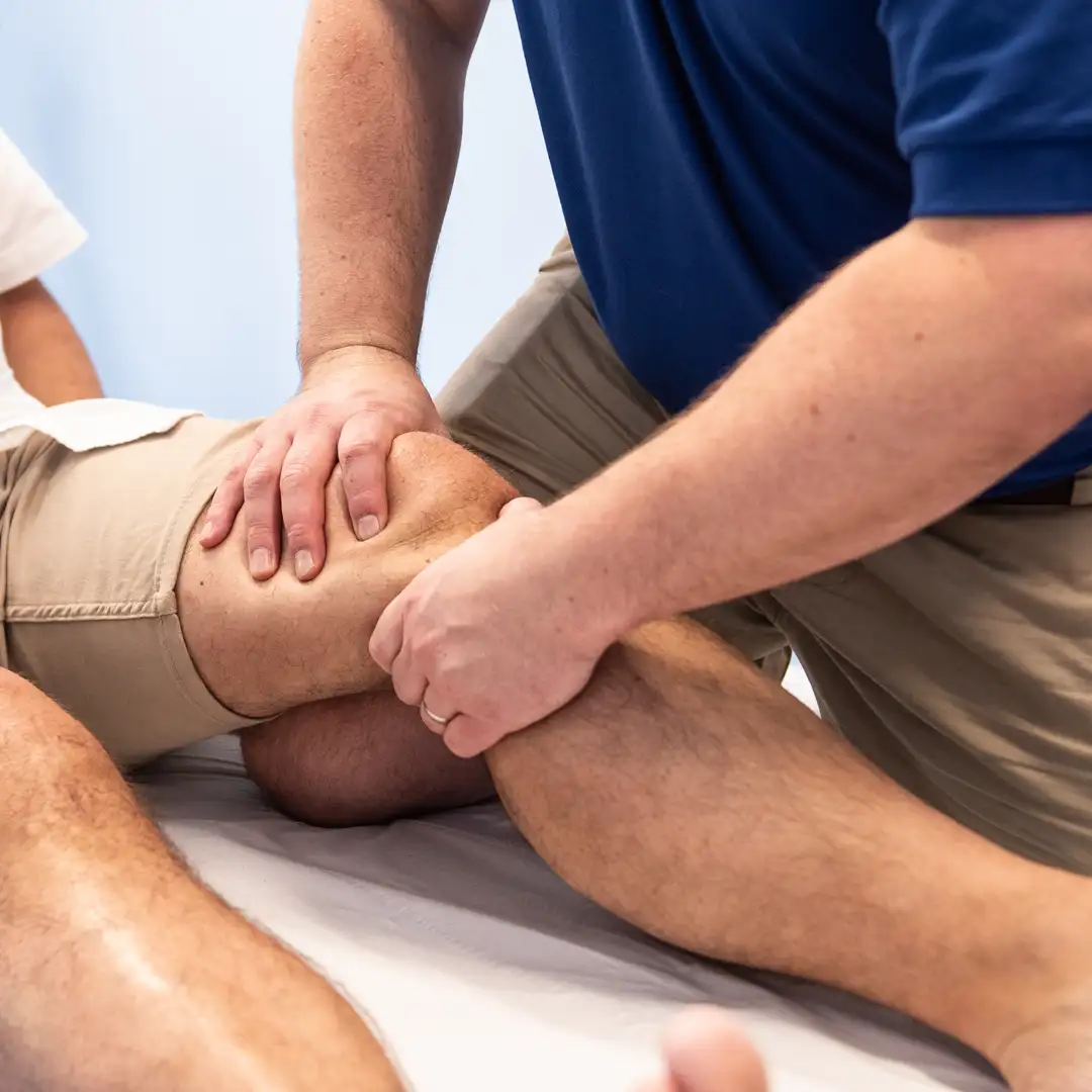 Pete treating knee pain
